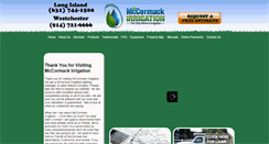 Desktop Screenshot of mccormackirrigation.com